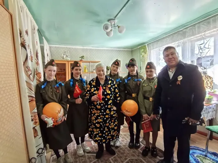 акция Поздравления детей войны на дому
