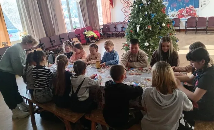 урок творчества "Рождественский подарок" 1