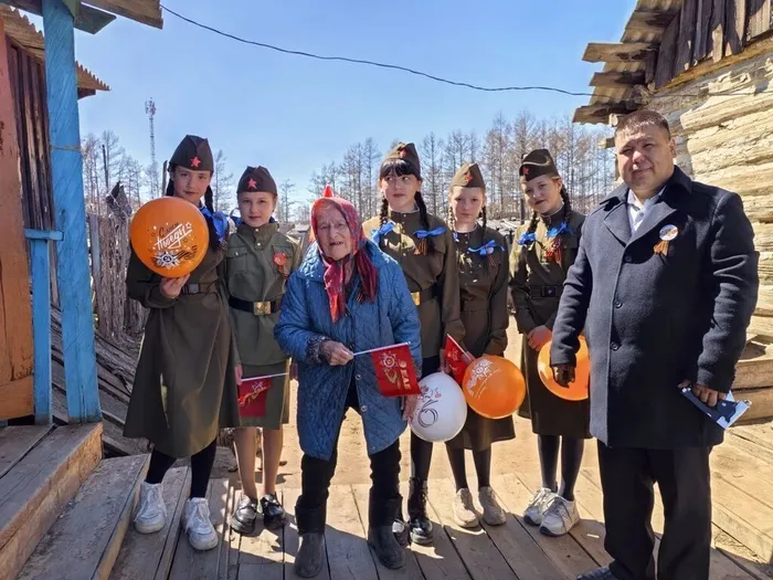 акция Поздравления детей войны на дому